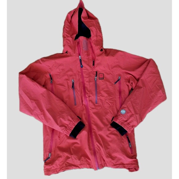 Rip Curl GUM SERIES Zip Jacket Men’s X Large Red EC SNOWBOARD SKiing - Picture 1 of 9